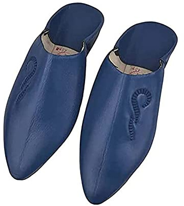Babuchas Marroquíes de Piel Auténtica – Zapatillas Artesanales Tradicionales Hechas a Mano – Calzado Oriental Unisex