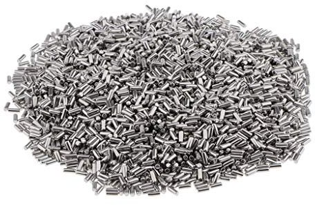 freneci 1BL Perle en Acier Inoxydable pour Polissage Tumbler Finishing Tumbling Media Shot - Forme cylindrique 2x4mm