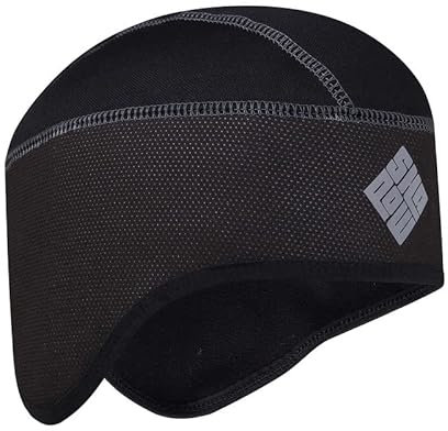 SHADOW DANCE UK Fahrradmütze mit Totenkopf-Motiv, Thermo-Helm, warm, winddicht, für Radfahren, Laufen, Winter, Fahrradmütze, Kopfbedeckung, Ohrenwärmer, Schwarz , Under Helmet Hat