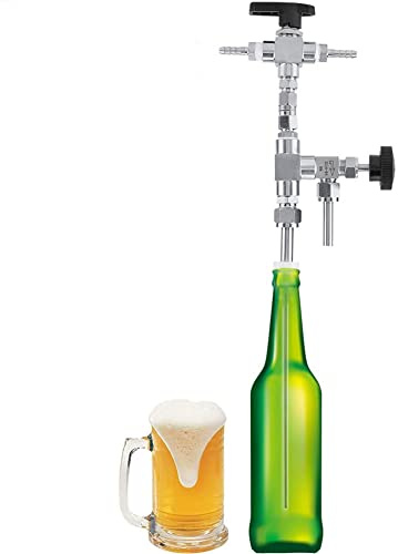 Rostfritt stål ölflaska Fyllmedel Mottryckspåfyllning Vinflaskpinne för hushålls ölbryggningsverktyg