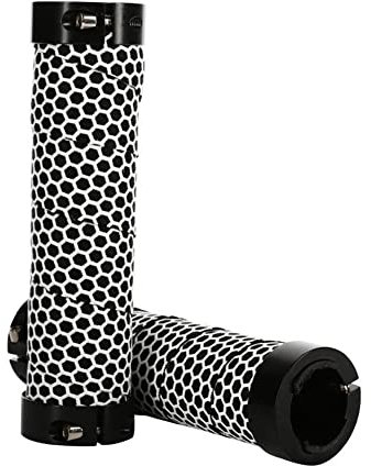 Fahrradgriffe Ergonomisch,Rutschfester Schwamm Fahrrad Griffe Lenkergriffe Fahrrad Lenker Griffe 22mm Rennrad Lenker Griffe MTB Griffe Bike Handgriff für Fahrrad/Mountainbike/Rennrad/Faltrad,Weiß