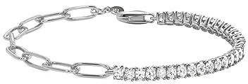 LeCalla 925 Sterling Silber Italienisch einstellbare Bolo Slider Büroklammer Link Kette Armband für Frauen