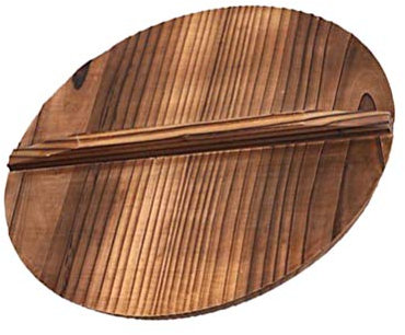 Eisenpfannen-Deckel, Holz-Topfdeckel, Holz-Wok-Abdeckung, Anti-Heiß-Schutz, Anti-Überlauf-Topf-Abdeckung, Holz-Küchen-Kochgeschirr-Zubehör for Rührpfanne, Eisentopf, 32 x 32 x 1 cm. 6 Spritzschutzschi