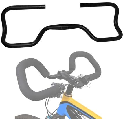 Fahrradlenker – Multi-Positions-Aluminium-Legierung Schmetterling gebogene Stange – Aluminiumlegierung Butterfly-Lenker für Rennräder und Mountainbikes