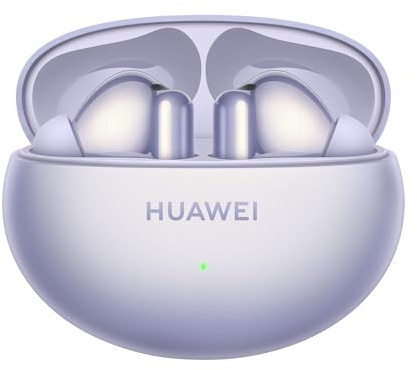 HUAWEI FreeBuds 6i, Intelligent Active Noise Cancellation 3.0, kraftfull bas, snabbladdning, upp till 35 timmars batteritid, Bluetooth 5.3, samtal utan distraktion, anslutning för dubbla enheter