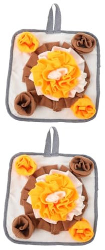 BESPORTBLE 2st Pet Sniffing Pad Hamster Spielzeugmatte Trainingsdecke Trainingsunterlage Für Haustiere Klassisches Spielzeug Schnüffelmatte Für Kleine Haustiere Haustierdecke Hund Polarfleece