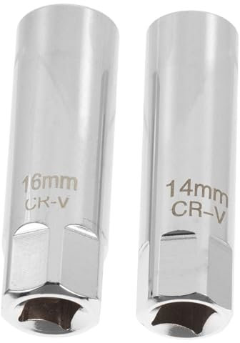 GETAJGHSD 2stücke Teiliges Set Punkt Feuerzeugstecker Steckschlüssel Mit Magnet Für Müheloses Entfernen Und Einsetzen Von Zündkerzen Für Verschiedene Automodelle