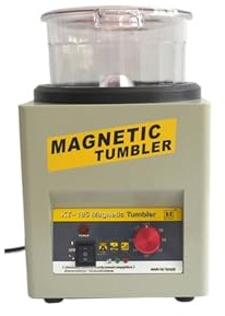 Amoladora de piedras preciosas, Máquina de pulido magnético, máquinas de pulido de oro de la joyería, equipo de pulido de gemas, máquina de molienda automática Para gemas DIY(KT-185S)