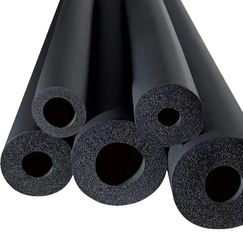 Cell Foam Tubing Non Slip 1.70 m Pipe Insulation Lagging, Waterproof Hollow Tube Covers Thick 9.0 mm for Pull up Bar Handle, ID 6.0-60.0 mm(27.0 mm(1-1/10))