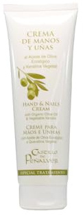 Castillo de Peñalver - Crema de Manos y Uñas con Aceite de Oliva y Keratina - 75ml Tamaño Viaje - Bálsamo Fortalecedor, Reparador y Antiedad - Ideal para Bolso y Viajes