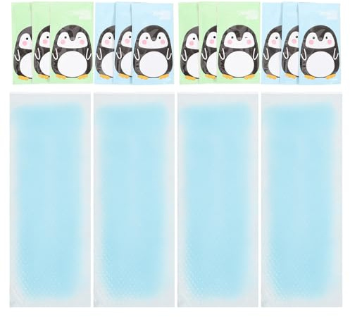 TEHAUX Patchs Rafraîchissants en Gel Corps 50 Pièces, Soulagement Rapide Anti-maux de Tête, Petit Format Léger, Couleurs Aléatoires, Usage Été et Fièvre, Confort pour Couleur Aléatoire