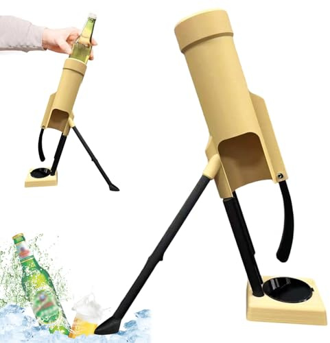 Apribottiglie per birra in stile mortaio, Apribottiglie per mortaio, Apribottiglie a forma di mortaio, Apribottiglie automatico con meccanismo a pressione, spazio esclusivo per bar e scrivania