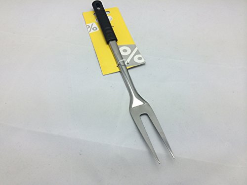 Fackelmann 670370 Fleichgabel Probus-Line 32cm aus PP/Edelstahl, Kunststoff, schwarz/Silber, 32 x 7.9 x 2.9 cm