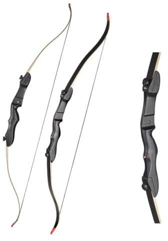 Set RAGIM Black LARP, 66 Zoll, 18–32 lbs, Recurvebogen