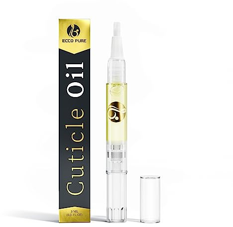 Cuticle Oil Pen with Vitamin E – Nail & Cuticle Moisturizing Oil – Mess-Free Brush Pen for Dry Cuticles & Nails – Manicure & Pedicure Nail Care