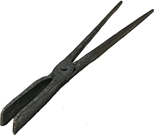 Tenazas de herrero,Tenaza de forja Ponga de herrero Ponga plana Ponga de herrería Anvil Vise Forge 36-110 cm Ponías de herrero for ingeniero herrero Forge, 72 cm (Color : 110cm)