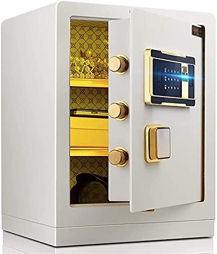 UYSELA Box Feuerfeste wasserdichte S Elektronische Digitale S BoxBiometrische Fingerabdruck Home Steel S für Büro Hotel Schmuck Bargeld