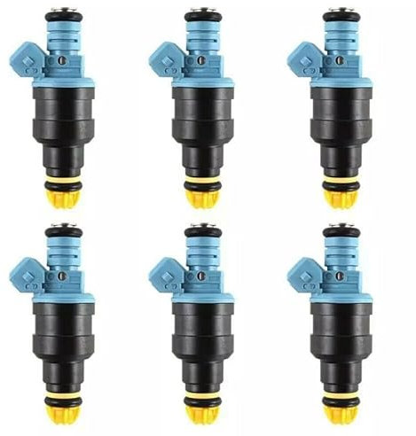 Kraftstoff Injektor Einspritzdüsen 6 Stück Auto Einspritzdüse Für BMW 3 E30 E36 5 E34 8 E31 7 E32 E38Z1 0280150715 1734776 Einspritzventil