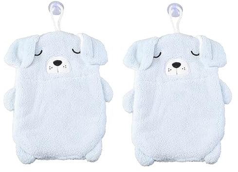 Milisten 2 STK Badetuch Babyhandtücher Händetrocknung Mikrofasertuch Badezimmer hängende Handtücher saugfähige Tücher Handtuch Modellieren Scheuerschwamm Kind