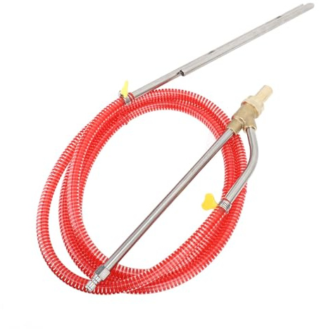 Hochdruckreiniger Sandstrahl Set, 1/4 Zoll Schnelltrennkupplung für Nass Schleifmittel Sandstrahler Aufsatz Zum Schutz von Gläsern, Hochdruckreiniger Sandstrahlen für die (Rot)