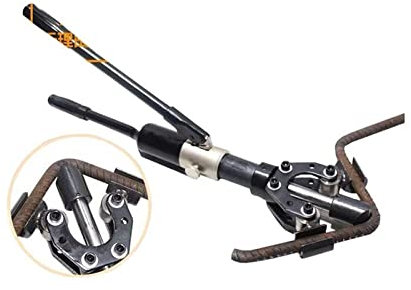 OUSIKA Biegemaschine for verstärkte Stahlstangen/Bewehrungsstahlbiegemaschine/manuelle hydraulische Biegemaschine, Bereich 10–14 mm Schraubengewindestahl Zange