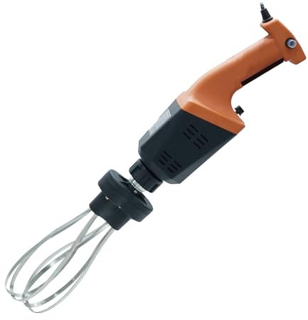 Commercial Stick Blender, 12000RPM Max Variable Speed, Handheld Blender, 750W Stick Blender Heavy Duty, Immersion blender, Suitable for Sauces, Soups, Milkshakes (with Whisk)