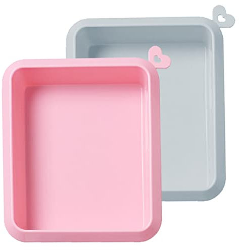 PHENOFICE 2pezzi Stampo Torta Silicone Teglie Antiaderenti Per Dolci Tortiera in Silicone Per Cucina