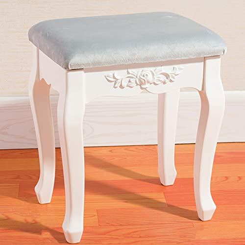 SJFJJKD Vanity Benches Vanity-Hocker/Schminkhocker/Make-up-Hocker/gepolsterte Bank/Klaviersitz-Stuhl-Bank im Schlafzimmer, Badezimmer, Sitzhöhe 46 cm, ABS-Kunststoff Vigorous Friendship Years
