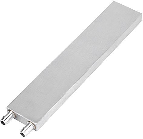 Bloque de Agua de Agua de Aluminio Bloque de Calor Eficiente para Laptop de PC, Vía Fluvial Doble en Forma de U, Velocidad de Fuga de Menos 5 X 10-6 mbar. (40*40*12 mm) (40*60*12 mm) (40*80*12 mm)