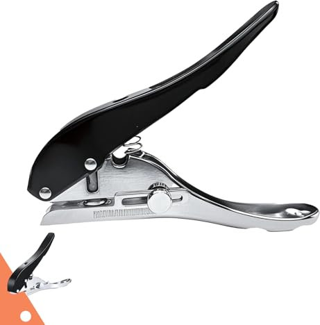 Foratrice Per Carta Di Carta, 6 Mm, Punzonatrice Singola, Pinza Per Placche Di Prova, Multifunzione Con Scala E Finestra Di Visualizzazione, Per Ufficio, Officina In Legno