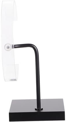 FOMIYES 1 Stück Uhrenständer Einzel Schlüssel Displayhalter Für Uhren Uhrenhalter Für Herren Anzeige Sehen Sie Sich Display -rack An Für Männer Transparenter Uhrständer Schwarz Metall