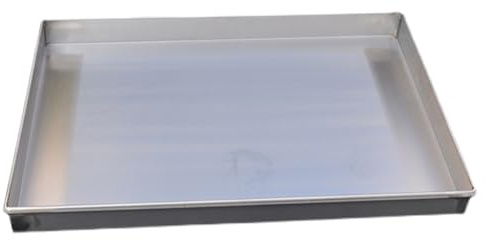 WPWSDWMX Waschmaschinenwannen, Auffangwanne für Klimaanlagen aus Edelstahl 201, Hundebox-Abtropfschale, Wasser- und Ölwanne(60 * 40cm/24 * 16in)