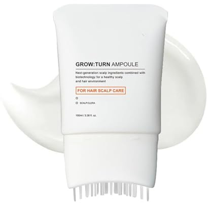 Sérum de croissance capillaire avec brosse intégrée pour le cuir chevelu, soin doux du cuir chevelu, revitalise et épaissit les cheveux, nourrit le cuir chevelu pour femmes et hommes,1PCS