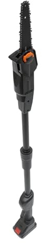 Sierra de podar telescópica con batería, 21 V, podadora eléctrica, 18 cm, longitud de la espada, 20 m/s, velocidad de la cadena, cargador de 550 W