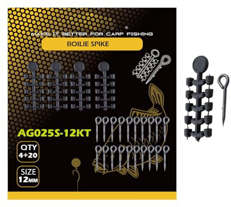 Wilgure Fishing Tackle Components - Accesorio para aparejos de pesca con tornillo giratorio, bola de natación para aparejos inferiores, giratorios