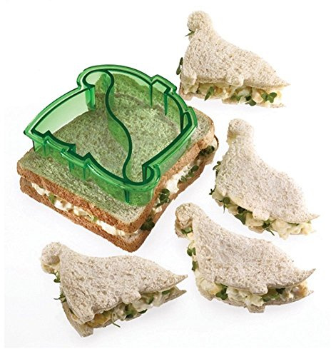 Gloryhonor Dinosaurier-Ausstecher für Lebensmittel, Mittagessen für Kinder, Sandwich, Toast, Plätzchen, Kuchen, Brot, Kekse, Polypropylen, Send by Random, 2cm x 11cm x 2.8cm