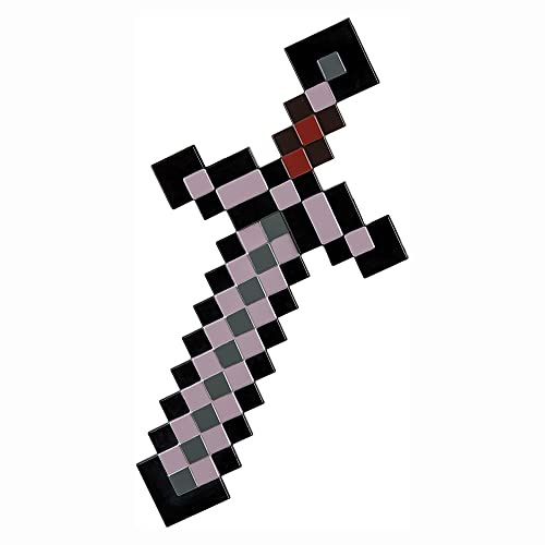 Minecraft Spada Nera Di Netherite - Giochi Minecraft Per Bambini - Accessorio Ufficiale by Disguise Per Collezionisti E Appassionati
