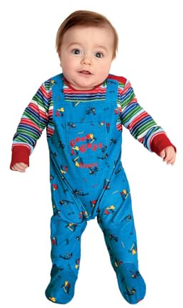 Chucky Baby Costume, Blue & Red