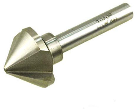 Countersink Drill Bit, KATSU HSS 6542 Countersink Drill Bit 90 Degrees 25mm 3 Flute Chamfer Cutter Drill Bit for Wood Steel Metal Machine Tools, Positioning Drill Mill Cutter 12740615