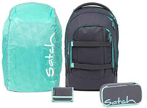 Satch Pack Schulrucksack Set 4tlg. Streetwalk Edition (Mint Phantom)