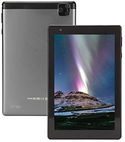 Tablet 4G per Android 5.1, Schermo Intero 1280X800 da 8 Pollici, 2 GB RAM 32 GB ROM, 5 MP Posteriore 2 MP Anteriore, Batteria 5000 mAh, Dual Card Dual Standby Calling Tablet per Lavoro di Studio(UE)
