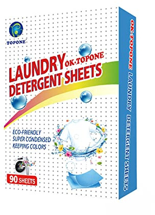 90 Stück Waschmittelblätter Nano-konzentrierte Waschpulverblätter Wäsche Reinigungsprodukte Supplies Tabletten Reinigung Flüssigkeitsloser Duft Waschpulver Waschblätter Nano-konzentrierte Pcs Pa