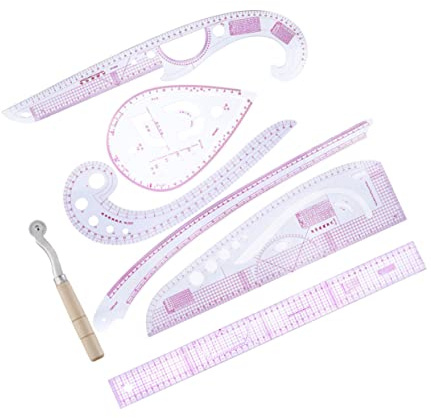 Set Di Abbigliamento 7 Righelli Da Cucito Righello Da Taglio Curvo Per Sartoria E Quilting