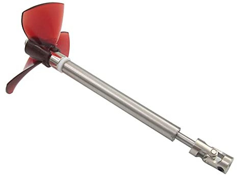 JUNPIY Propellerantriebswelle, 80 mm 3-Blatt-Propeller, 5 mm Antriebswellenbaugruppe, for Köderboot 15 cm, 20 cm, 25 cm, 30 cm, 35 cm Wellenhülse, 3-Blatt-Propeller (Color : 20 Joint 5)
