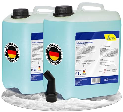 Mr. Perfect® 2x5L Scheibenfrostschutz anwendungsfertig - Frostschutzmittel für Auto Windschutzscheiben Frostschutz der Scheibenwaschanlage bis -30°C - schlierenfrei - Winter Scheibenwischwasser