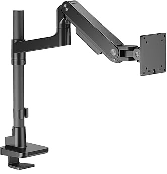 Gladiator Joe Robuster Aluminium-Monitorarm für 124,5 cm (49 Zoll) Bildschirme bis zu 20 kg, Premium-Schreibtischhalterung, Monitorständer für Samsung Odyssey G9 und mehr, max. VESA 100 x 100, Schwarz