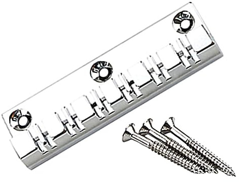 12 - saitige Gitarrenbrücke Silber aus Metall, für E-gitarre | Ga894, Kompatibilität für Gitarre, Praktisches Zubehör mit Einzigartigem Design