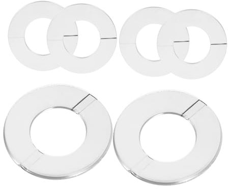 Cabilock 6stücke Teiliges Edelstahl-rundrosetten-abdeckungen Für Wasserhähne Duscharmaturen Und Heizkörper Einfache Installation Minimalistisches Design Langlebig Und Zuverlässig Für