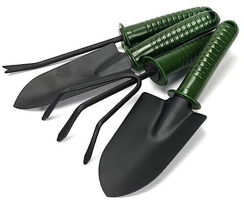 CAXUSD 8 Pezzi 26 Cm Attrezzo Da Giardinaggio Portatile Manico in Plastica Pala Forca Robusto Per Piantare Coltivare Diserbare Forniture Multiuso Amanti