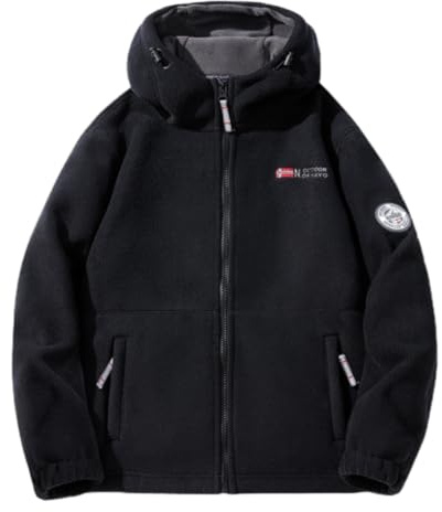 BERCIELY Langarm Jacke Herren Regular Fit Klassisch All-Match Jacke Herren Casual Mode Warm Kältejacke Herren Jugend Persönlichkeit Trend Outdoorjacke Herren